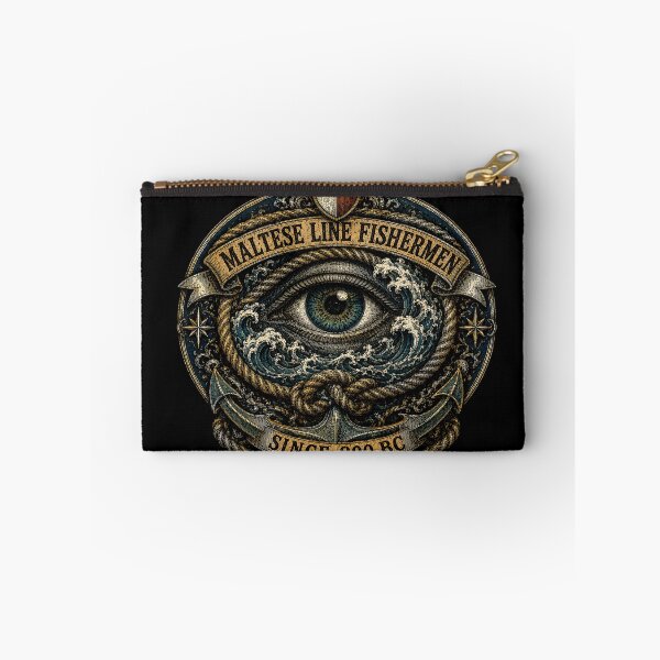Item preview, Maltese Line Fishermen Since 800 BC Eye of Osiris Nautical Emblem designed and sold by RoyalOrderGallery.