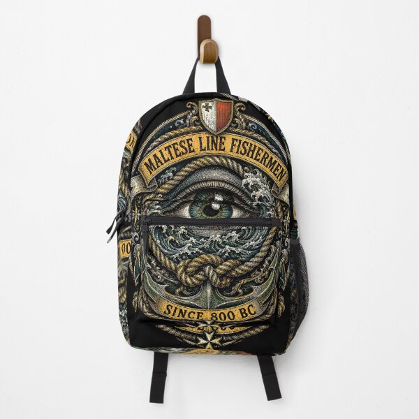 Item preview, Maltese Line Fishermen Since 800 BC Eye of Osiris Nautical Emblem designed and sold by RoyalOrderGallery.