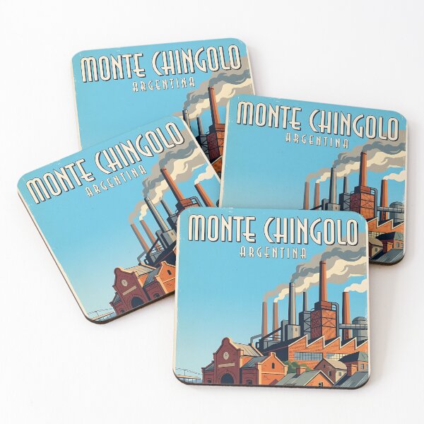 Item preview, Monte Chingolo Buenos Aires Argentina Vintage Travel Poster designed and sold by TravelersGems.