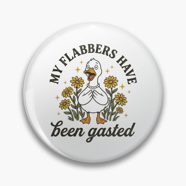 Item preview, My Flabbers Have Been Gasted Funny Shocked Duck Vintage designed and sold by raedattia.