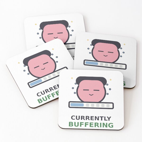 Item preview, Currently Buffering — Funny Low Energy Design, Cute Gift For Tired Friends designed and sold by QuirkyCartel.