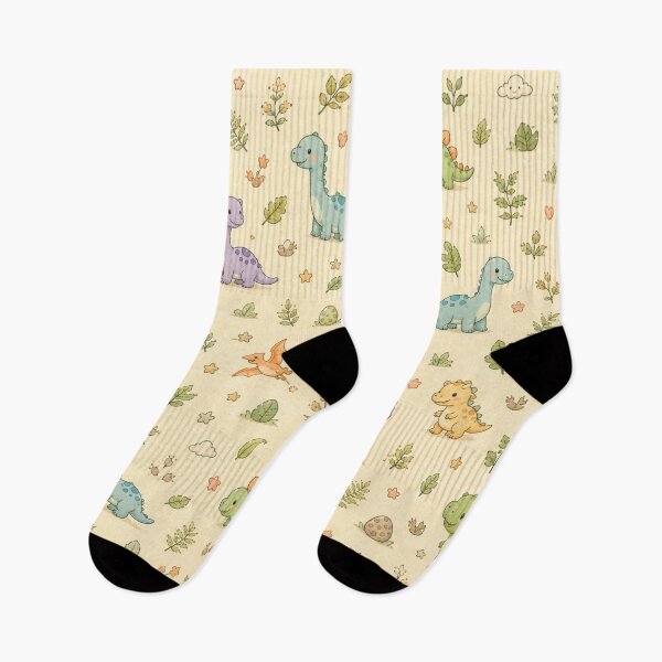Item preview, Cute Dinosaur Friends Seamless Pattern | Kawaii Baby Dino Nursery Fabric & Kids Room Decor designed and sold by Atum&Art.