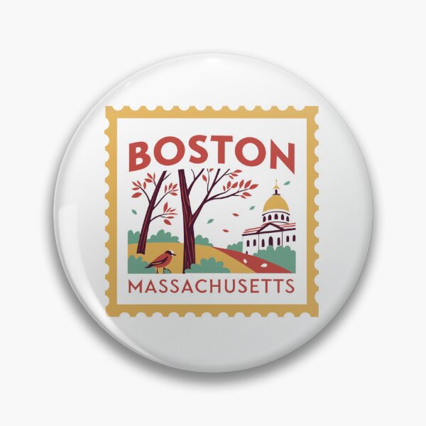 Artikelvorschau, Boston Stamp entworfen und verkauft von Sarah Weaver.