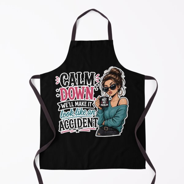 Item preview, Calm Down We'll Make It Look Like an Accident Funny Office Humor Coffee Lover Sarcastic Quote designed and sold by Ladys-Gents.