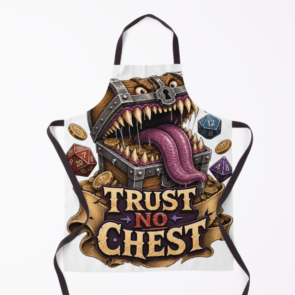 Item preview, Trust No Chest Monster Tabletop Gaming designed and sold by BartArtPhoto.