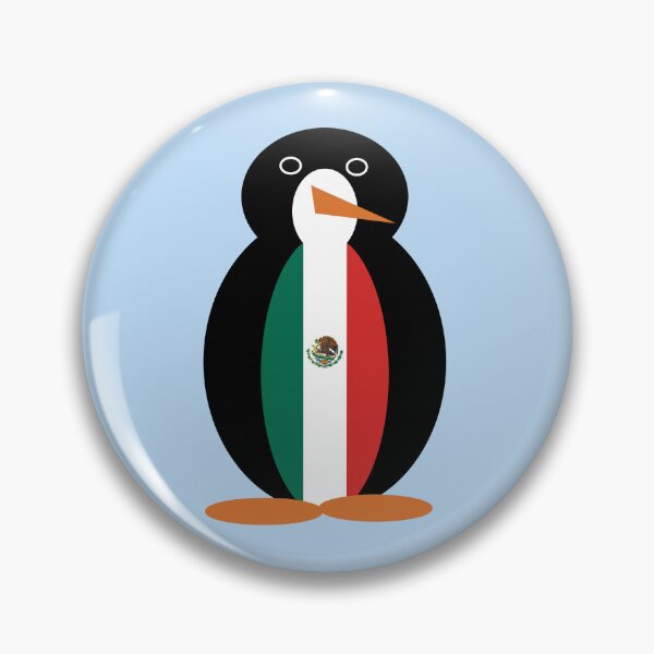 Artikelvorschau, Mexikanische Flagge Pinguin entworfen und verkauft von AuntieShoe.