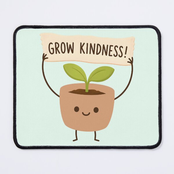 Item preview, Grow Kindness Cute Plant Pot designed and sold by ChocoMellowCo.