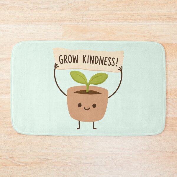 Item preview, Grow Kindness Cute Plant Pot designed and sold by ChocoMellowCo.