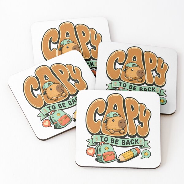 Item preview, Back to School Capybara: Capy to Be Back designed and sold by Fenay Designs.