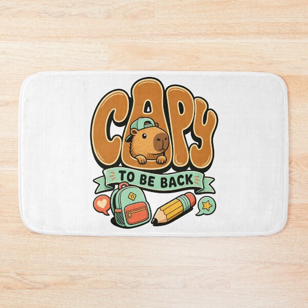 Item preview, Back to School Capybara: Capy to Be Back designed and sold by Fenay Designs.