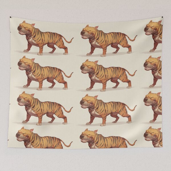 Item preview, Tiger-Striped Guardian – A Bold Fantasy Hybrid Adventure designed and sold by TreatLLC.