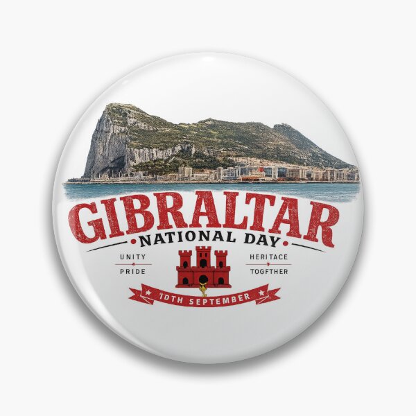 Item preview, Vintage Gibraltar National Day Skyline designed and sold by djbingib.