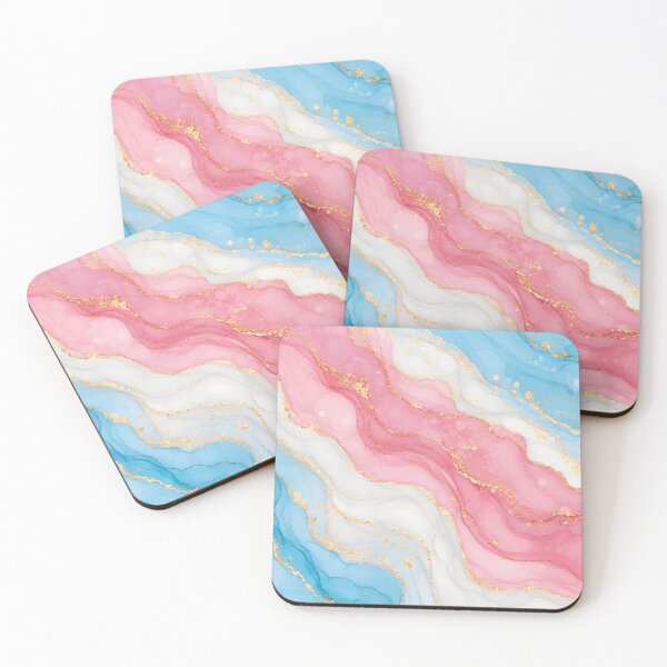 Item preview, Transgender Marble - Trans Pride Flag Colors designed and sold by Travelslightly.
