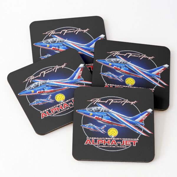 Item preview, Dassault Alpha Jet Patrouille de France | Advanced Trainer Aircraft Military Aviation Art designed and sold by Aerolovers.