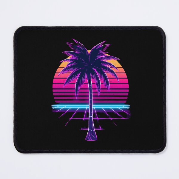 Item preview, Neon Retro Synthwave Palm Tree 80s Vintage Sunset designed and sold by Larams Studio.