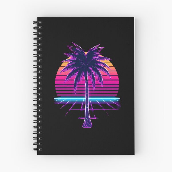Item preview, Neon Retro Synthwave Palm Tree 80s Vintage Sunset designed and sold by Larams Studio.