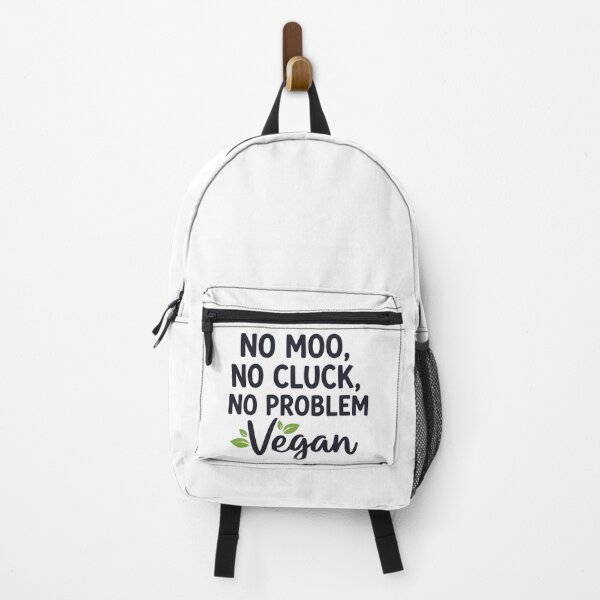 Item preview, No Moo No Cluck No Problem Vegan Animal Rights Slogan designed and sold by Amir Faysal.