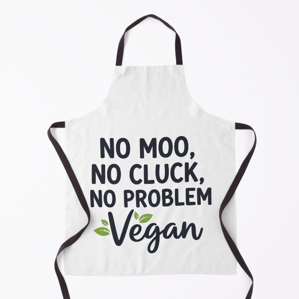 Item preview, No Moo No Cluck No Problem Vegan Animal Rights Slogan designed and sold by Amir Faysal.