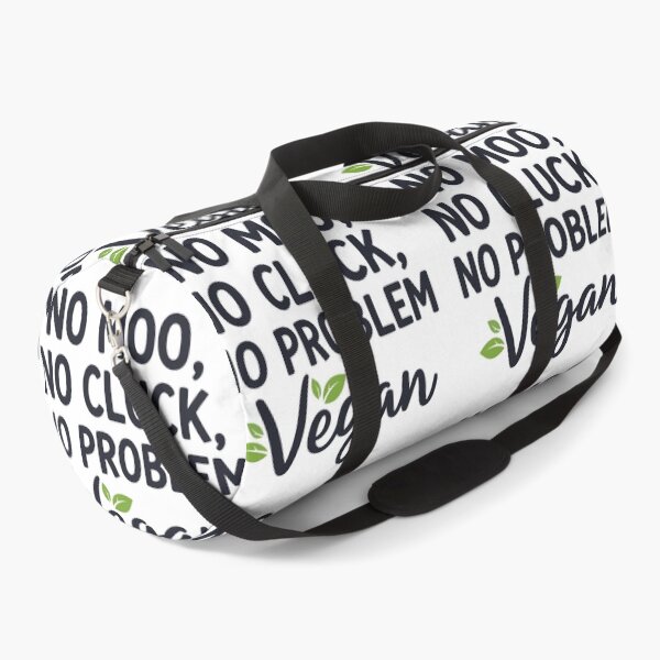 Item preview, No Moo No Cluck No Problem Vegan Animal Rights Slogan designed and sold by Amir Faysal.