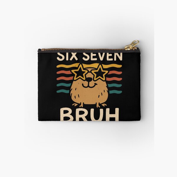 Item preview, Six Seven Bruh - Funny Capybara Gen Alpha Meme designed and sold by gunaone-design.
