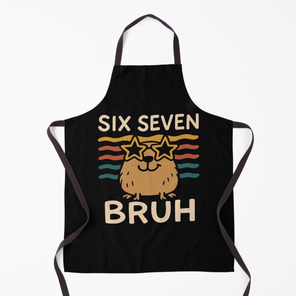 Item preview, Six Seven Bruh - Funny Capybara Gen Alpha Meme designed and sold by gunaone-design.