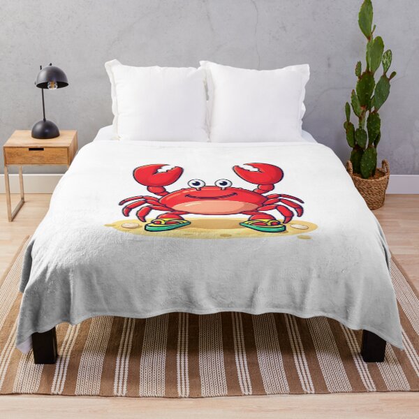 Item preview, Son of a Beach — Crab in Flip Flops Animal-pun Humor designed and sold by MOSIDRIP™.