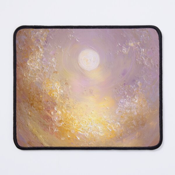 Item preview, Energy Image Dreamy Moon – Golden moon on a pastel purple background designed and sold by monchie.