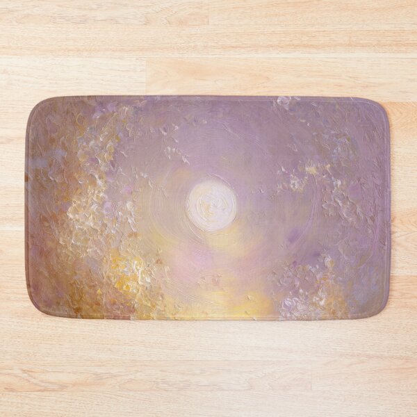 Item preview, Energy Image Dreamy Moon – Golden moon on a pastel purple background designed and sold by monchie.