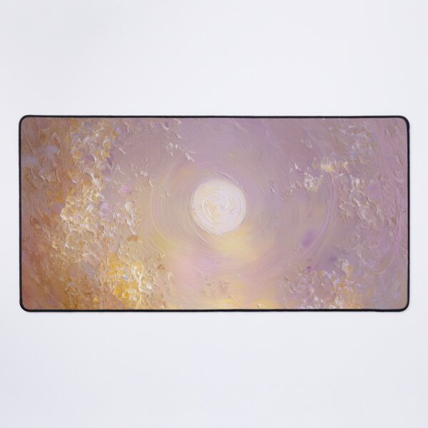 Item preview, Energy Image Dreamy Moon – Golden moon on a pastel purple background designed and sold by monchie.