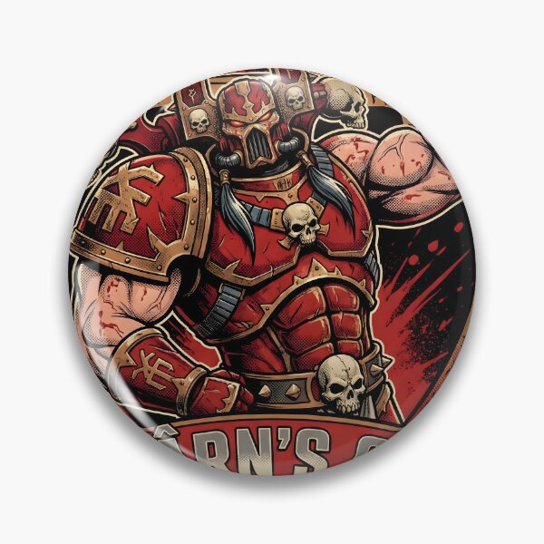Item preview, Khârn's Gym – Skulls & Muscle | Khorne Fitness Parody designed and sold by BravenBold.