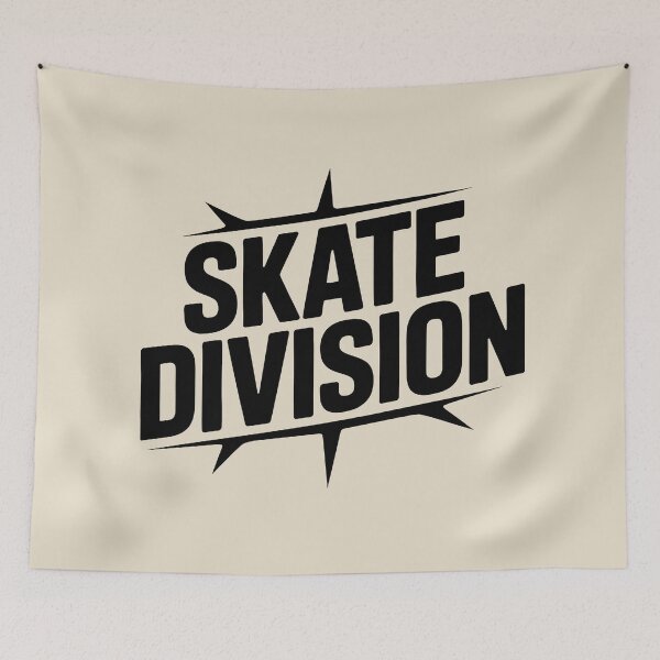 Item preview, Skate Division Barbed Wire Grunge Streetwear Logo designed and sold by DigitalArtx-com.