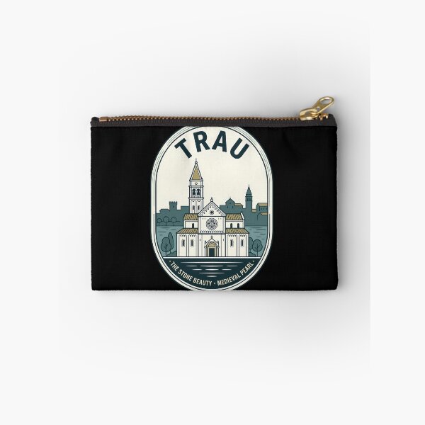 Item preview, Trogir Croatia Vintage Travel Emblem Medieval Architecture designed and sold by k3rstman1.