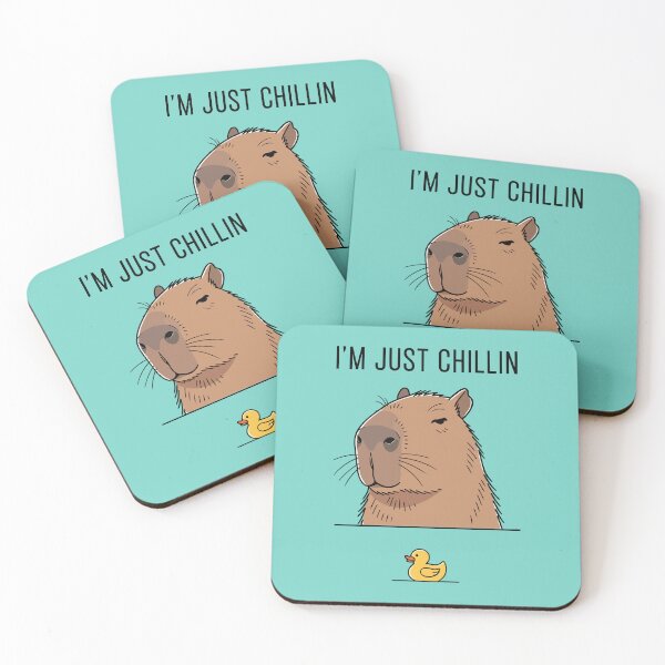Item preview, Cool Capybara I'm Just Chillin designed and sold by Amir Faysal.