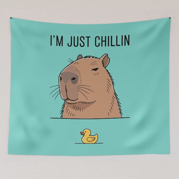 Item preview, Cool Capybara I'm Just Chillin designed and sold by Amir Faysal.