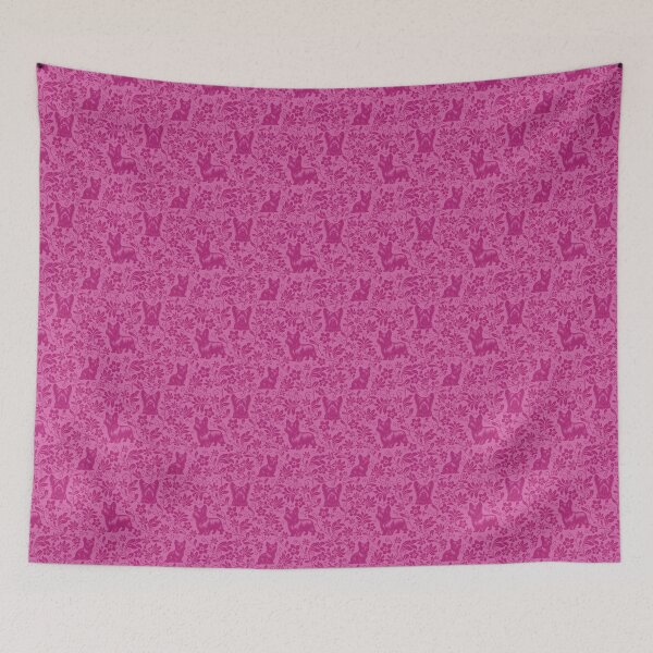 Item preview, Skye Terrier Floral Pattern | Elegant Botanical Dog Design Pink designed and sold by WildLakePatterns.