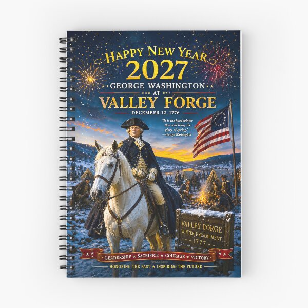 Item preview, HAPPY NEW YEAR 2027 - GEORGE WASHINGTON - Fine Art designed and sold by DBM Photo Art 1.