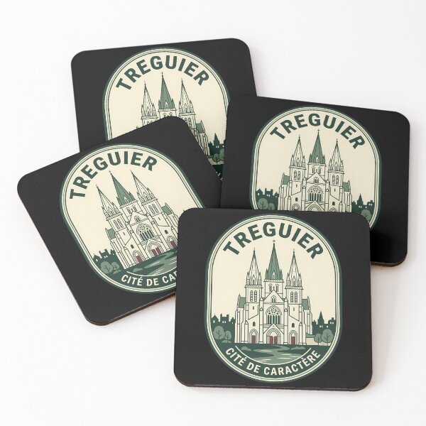 Item preview, Treguier France Vintage Travel Emblem Cathedral designed and sold by k3rstman1.