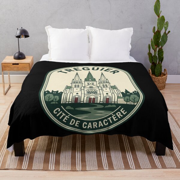 Item preview, Treguier France Vintage Travel Emblem Cathedral designed and sold by k3rstman1.