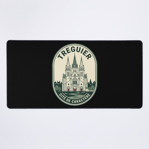 Item preview, Treguier France Vintage Travel Emblem Cathedral designed and sold by k3rstman1.