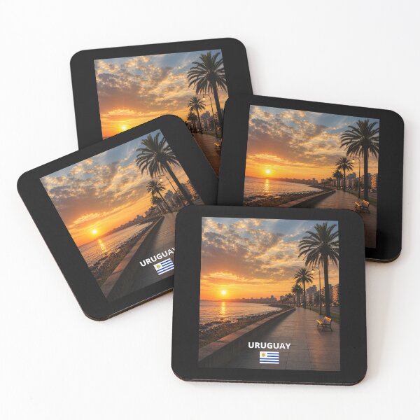 Item preview, Uruguay Rambla Sunset Memories  designed and sold by Tienda-Vane.