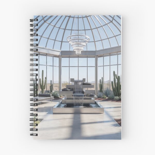 Item preview, Desert Solitude, Modern Oasis Cactus Conservatory Art designed and sold by BlareBlare.