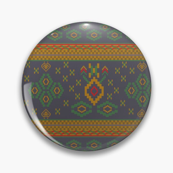 Item preview, Earthy Aztec Geometric Cross Stitch Pattern designed and sold by Aumpuk.