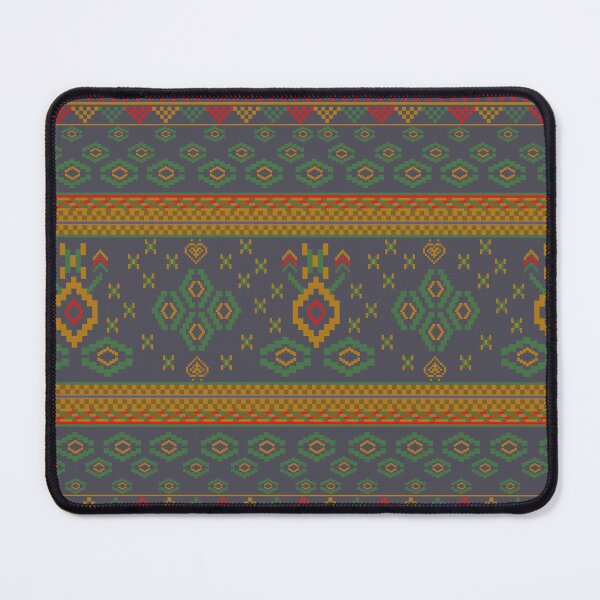 Item preview, Earthy Aztec Geometric Cross Stitch Pattern designed and sold by Aumpuk.
