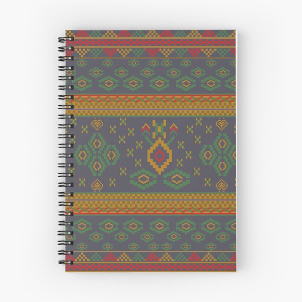 Item preview, Earthy Aztec Geometric Cross Stitch Pattern designed and sold by Aumpuk.