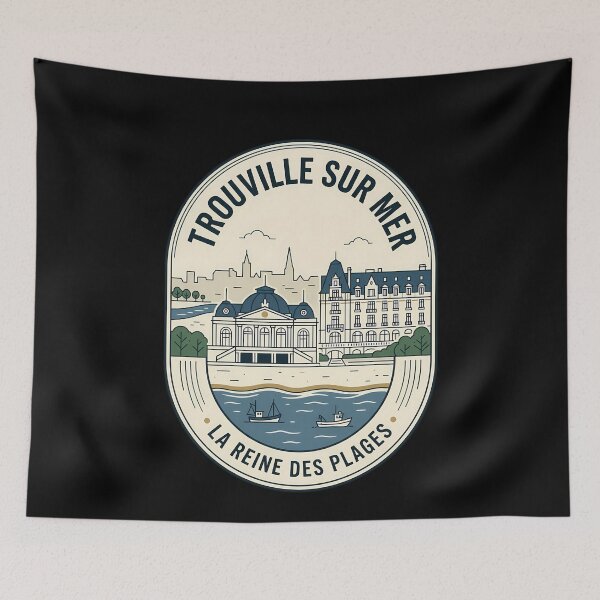 Item preview, Trouville Sur Mer France Vintage Travel Emblem designed and sold by k3rstman1.