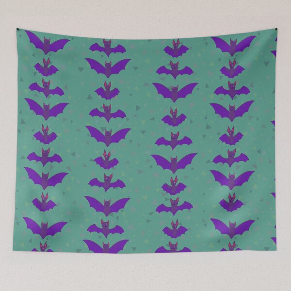 Item preview, Going Batty Teal designed and sold by janaeedwardsstudio.