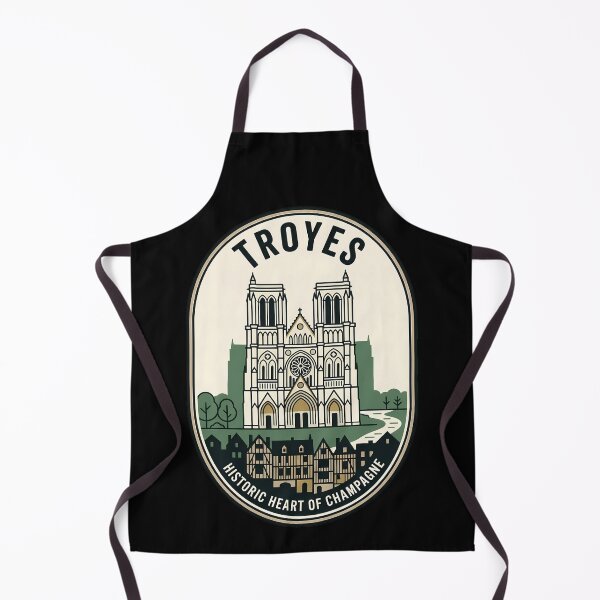 Item preview, Troyes France Vintage Travel Emblem Historic Architecture designed and sold by k3rstman1.