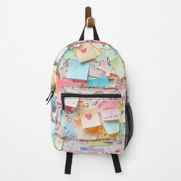 Item preview, Pastel Sticky Notes Pattern Collage designed and sold by EatPrayLive.