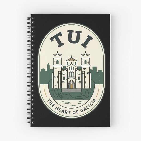 Item preview, Tui Cathedral Galicia Vintage Travel Emblem designed and sold by k3rstman1.