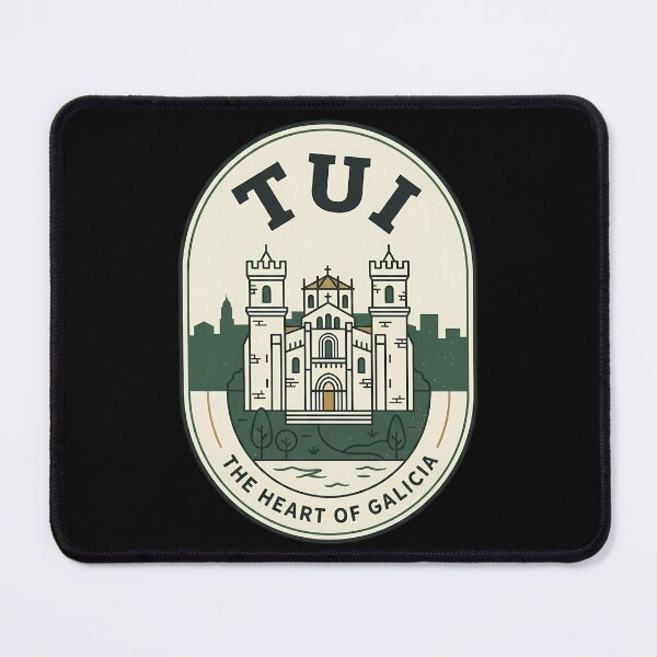 Item preview, Tui Cathedral Galicia Vintage Travel Emblem designed and sold by k3rstman1.